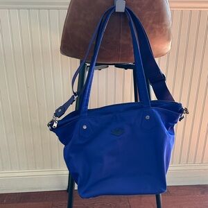 MZ Wallace Nylon Soho Tote Royal Blue Bag